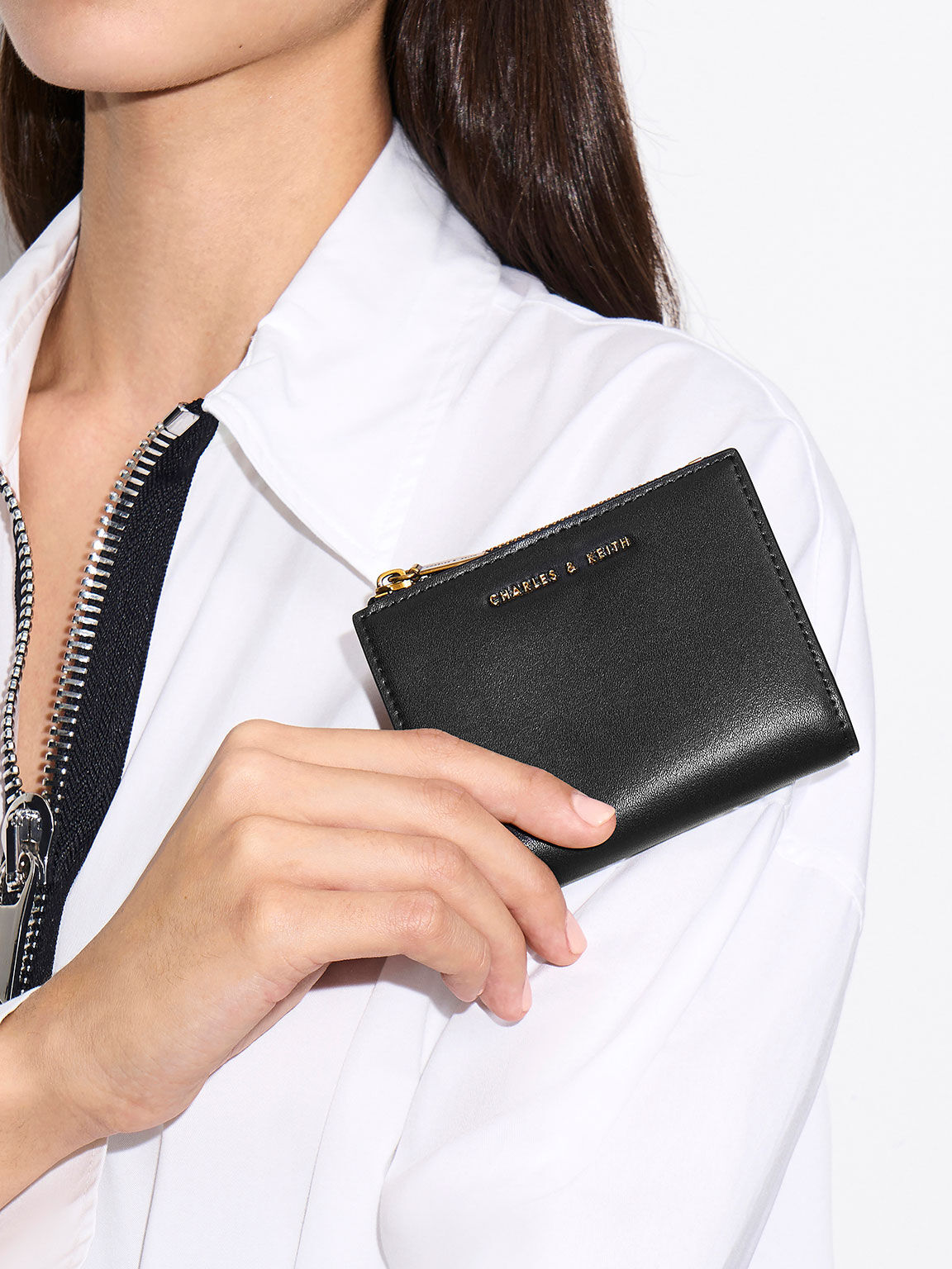 Top outlet zip wallet