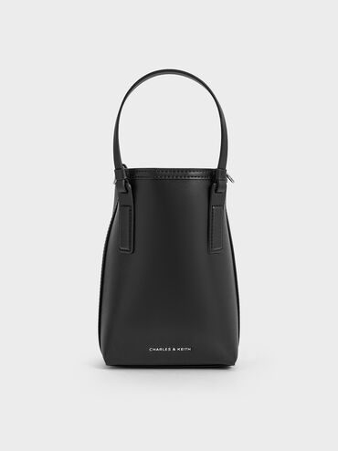 Noelle Elongated Tote, Noir, hi-res