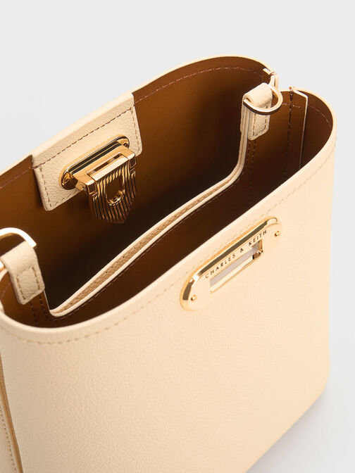 Bolso bombonera Alcott, Beige, hi-res