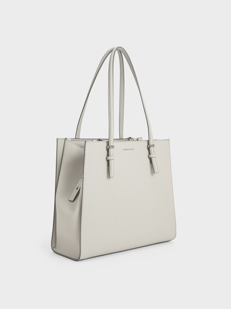 Sansa Tote Bag, Grey, hi-res