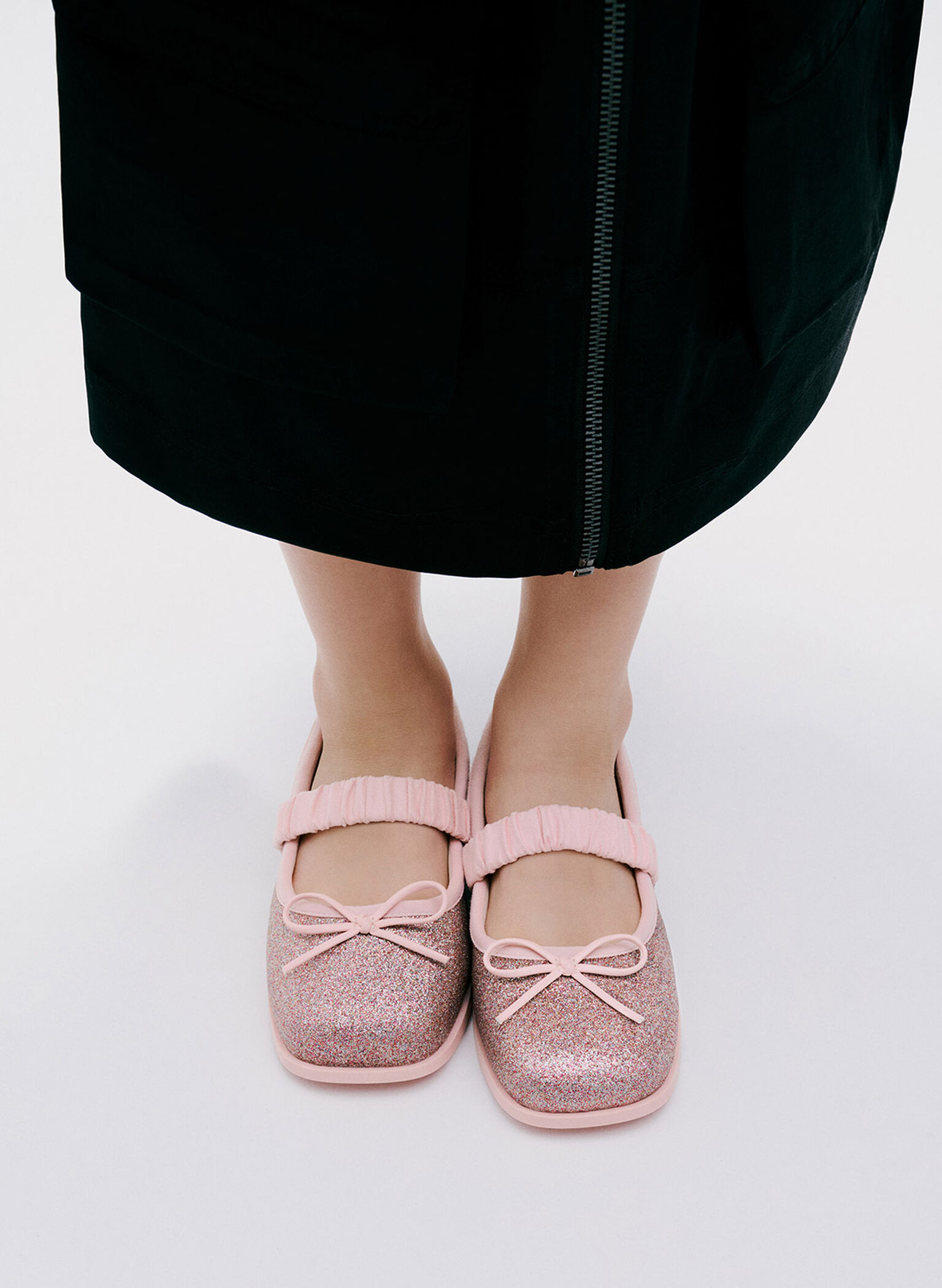 Mary Janes com brilho para meninas, Pink, hi-res