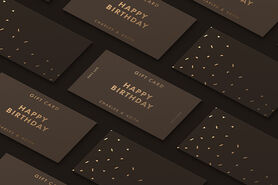 Birthday Gift Card, Orange, hi-res