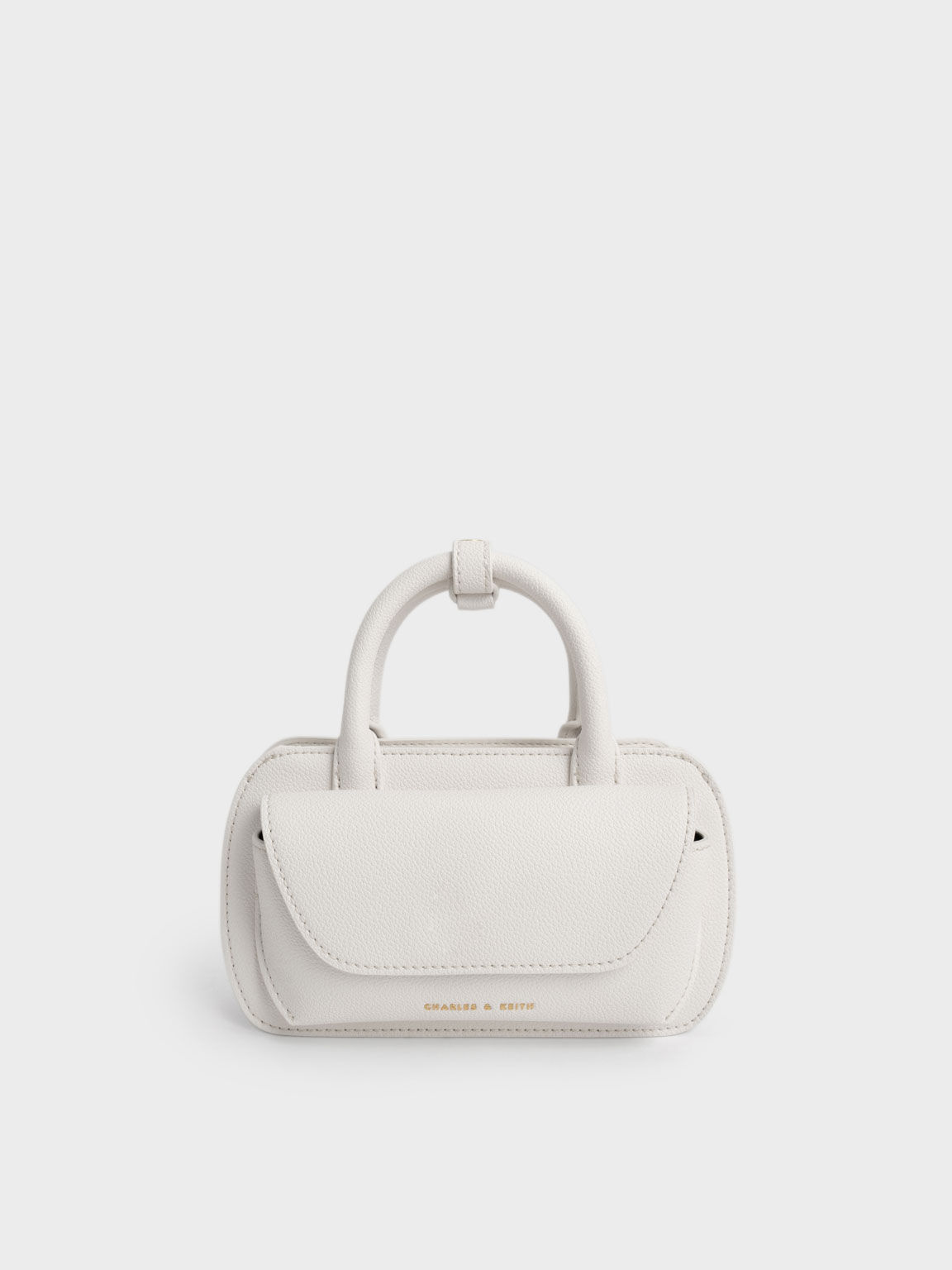 Selby Boxy Top Handle Bag, White, hi-res