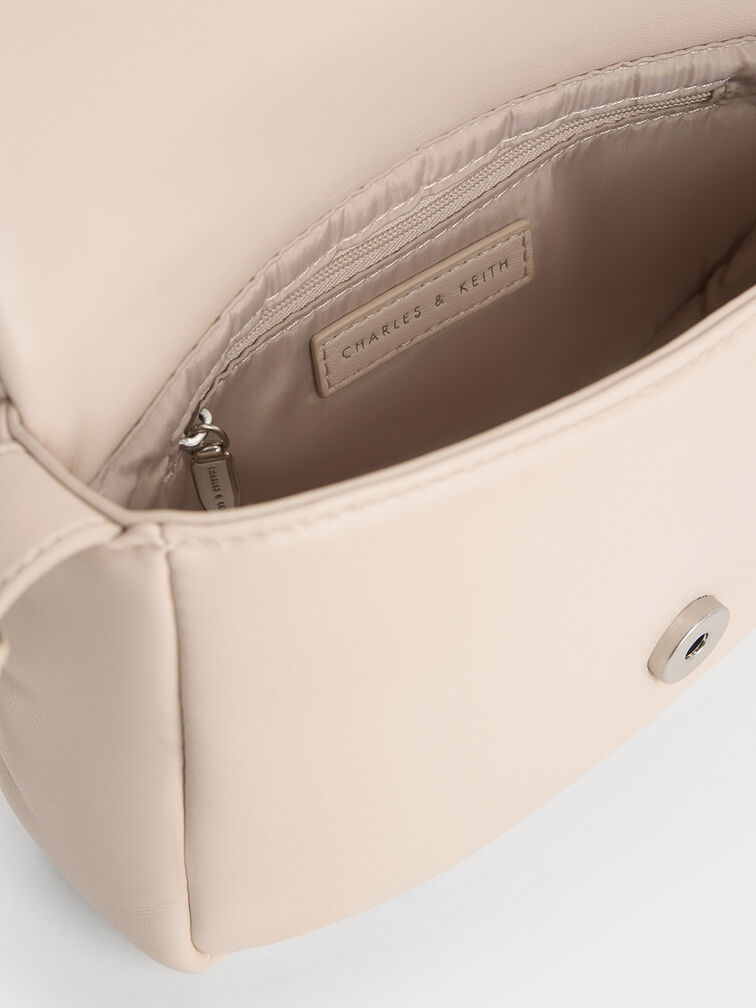 Moore Padded Shoulder Bag, Ivory, hi-res