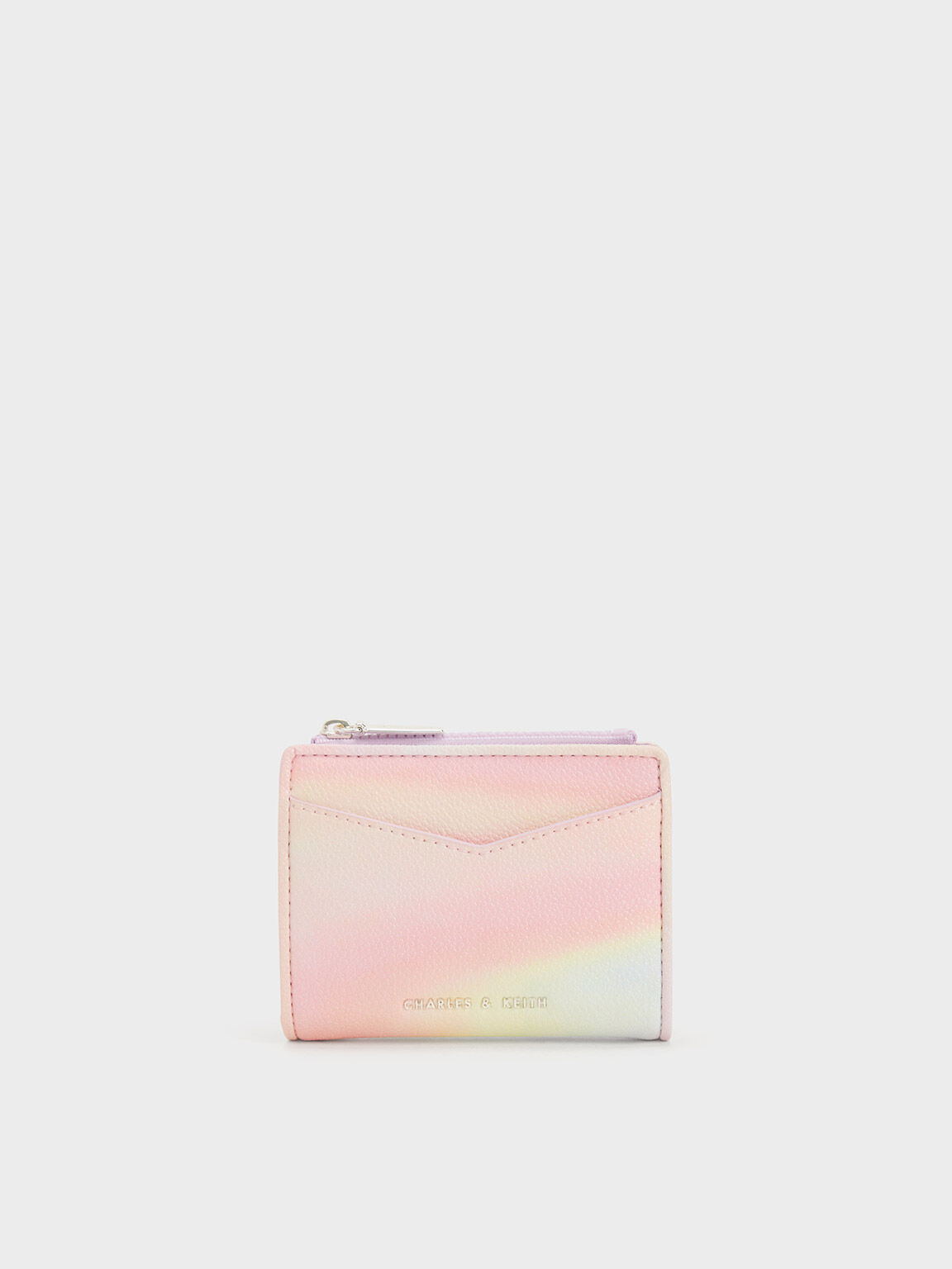 Cayce Holographic Short Wallet, Pearl, hi-res