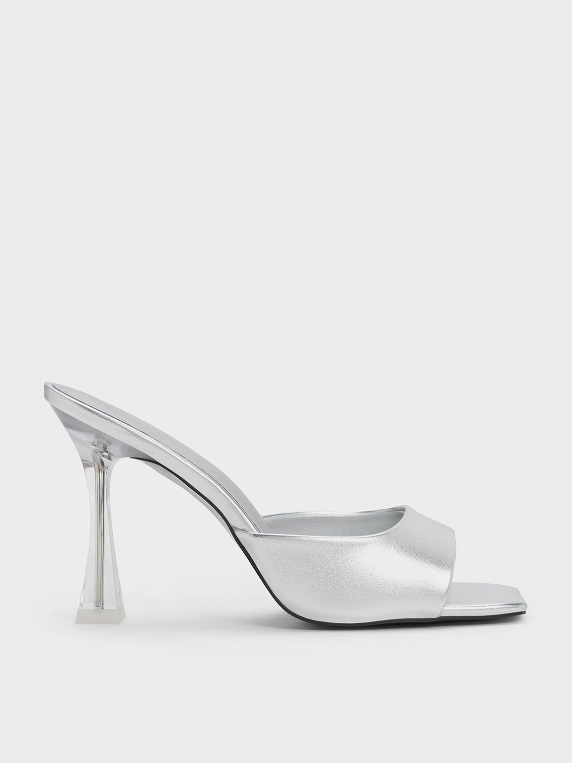 Silver Mules for Women | Shop Online | CHARLES & KEITH KR