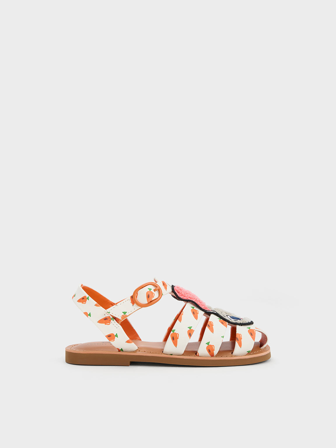 CHARLES ＆ KEITH 迪士尼優獸大都會系列：兒童羅馬涼鞋, 混色, hi-res