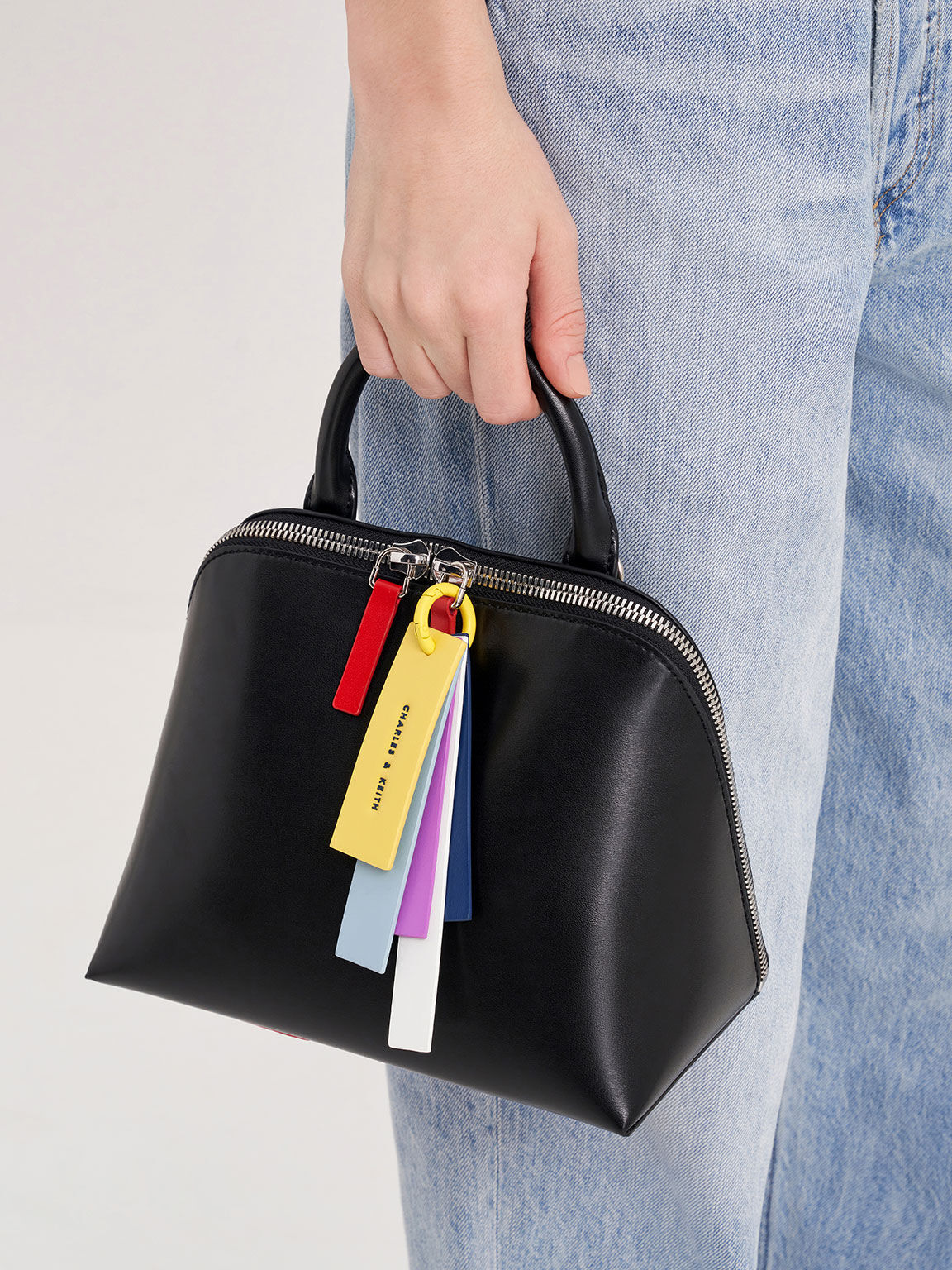 Cockade Bowling Bag, Black, hi-res