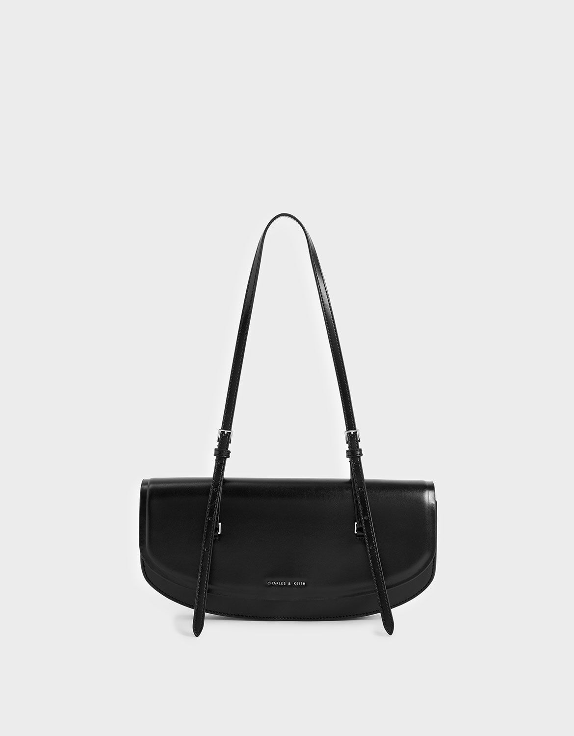 Charles and keith black shoulder bag clearance