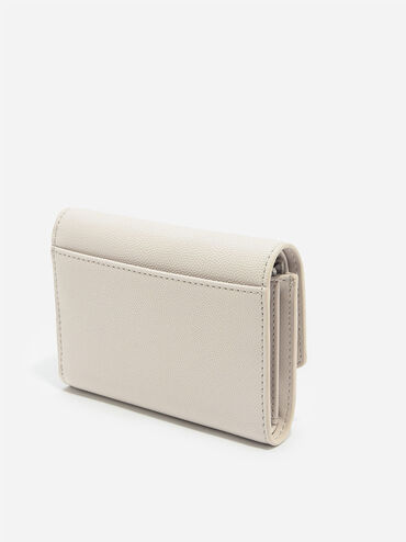 Front Flap Wallet, Ivory, hi-res