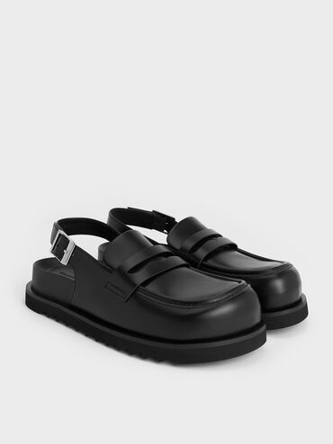 Mocasines destalonados, Negro, hi-res