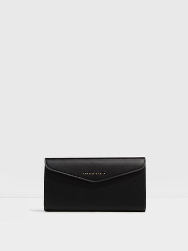 Mini Envelope Wallet, Black, hi-res