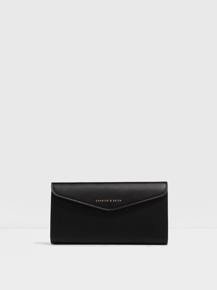 Mini Envelope Wallet, Black, hi-res