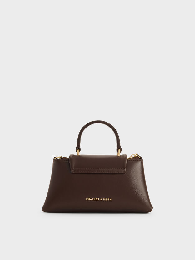 Micro Lilibet Top Handle Bag, Espresso Brown, hi-res