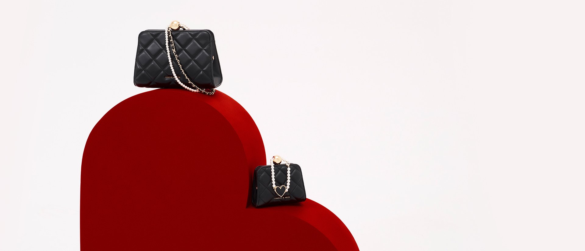 Women’s gift set: mini quilted chain bag - CHARLES & KEITH