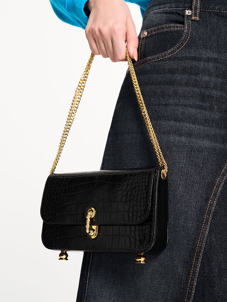 Women’s Micaela quilted chain bag - CHARLES & KEITH