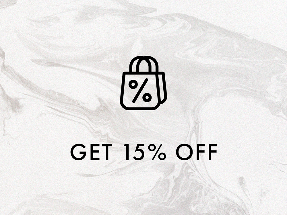 GET AN EXTRA 15% OFF - SIGN UP TODAY