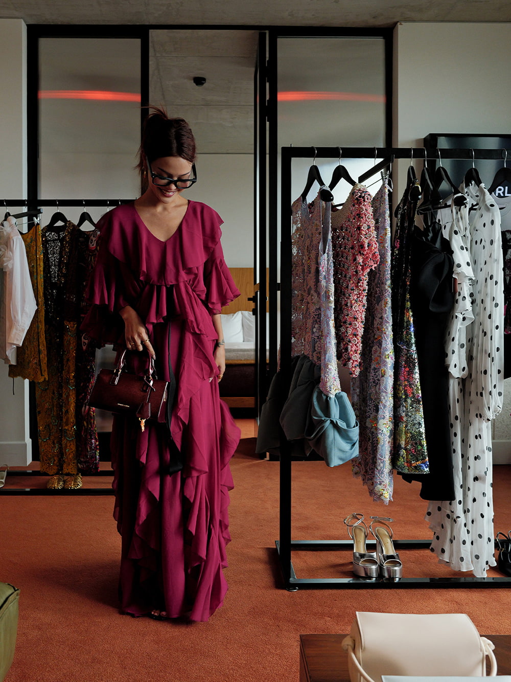 Lily May Mac in Romance Was Born at Australian Fashion Week - CHARLES & KEITH