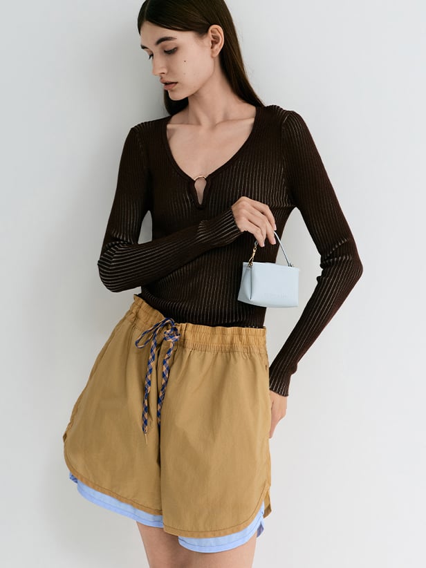 Bosie Micro Bag - Sea Salt Blue - CHARLES & KEITH