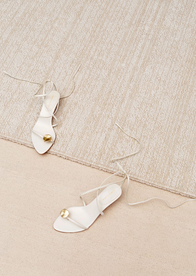 Women’s metal accent sandals – CHARLES & KEITH