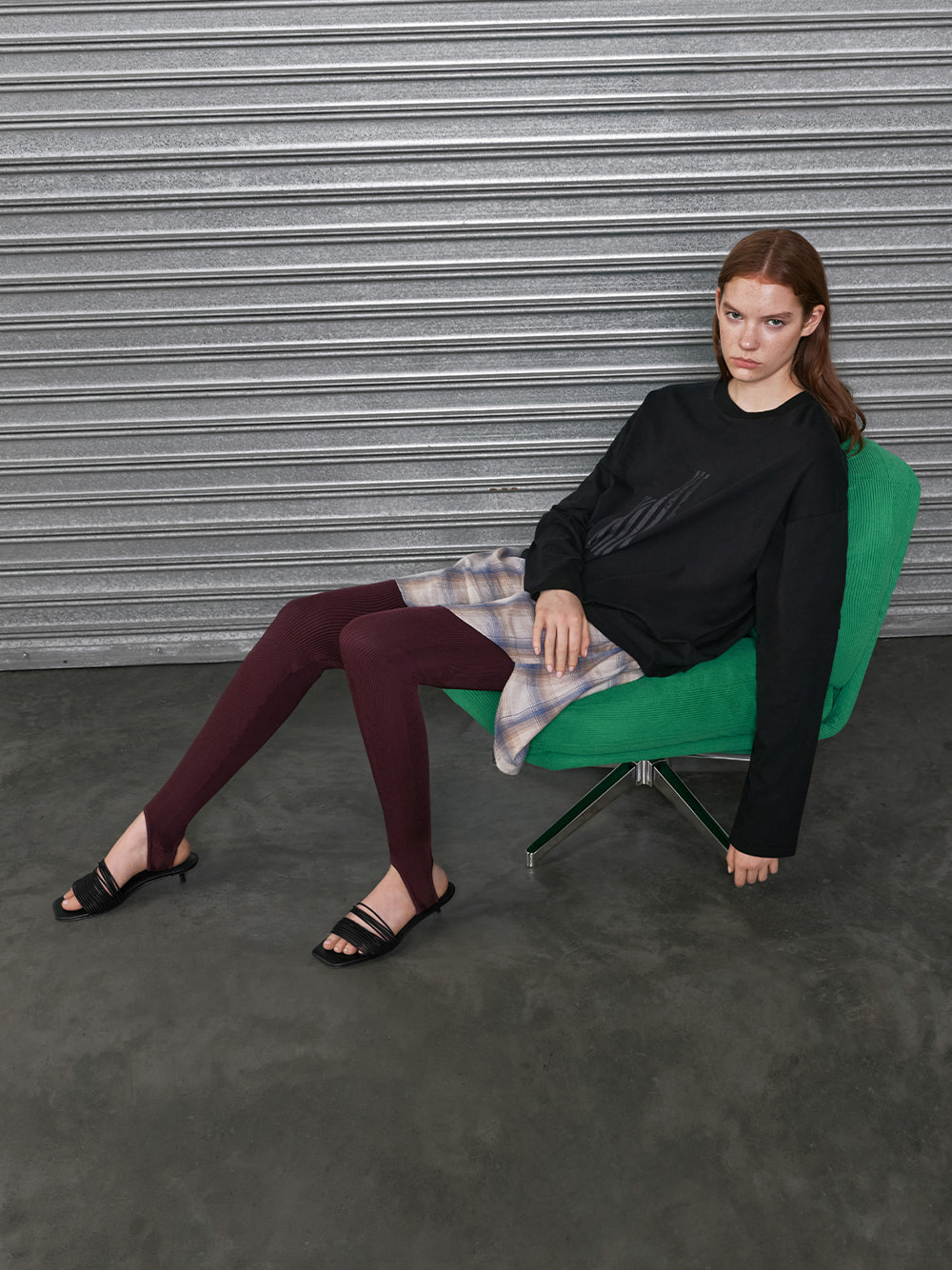 Women's Fianna Strappy Kitten-Heel Mules in black - CHARLES & KEITH