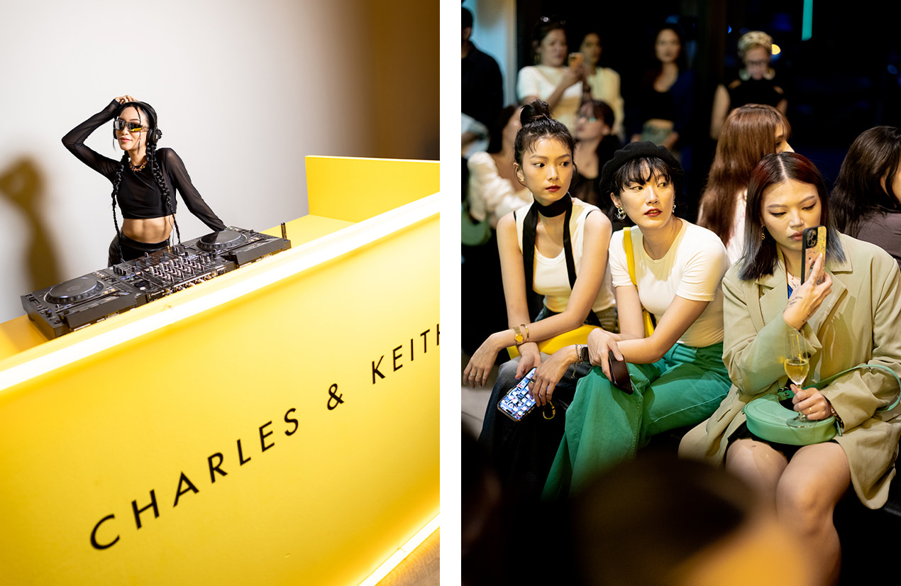 Vogue Singapore’s editor-in-chief Desmond Lim at the CHARLES & KEITH x Vogue 10 Party event