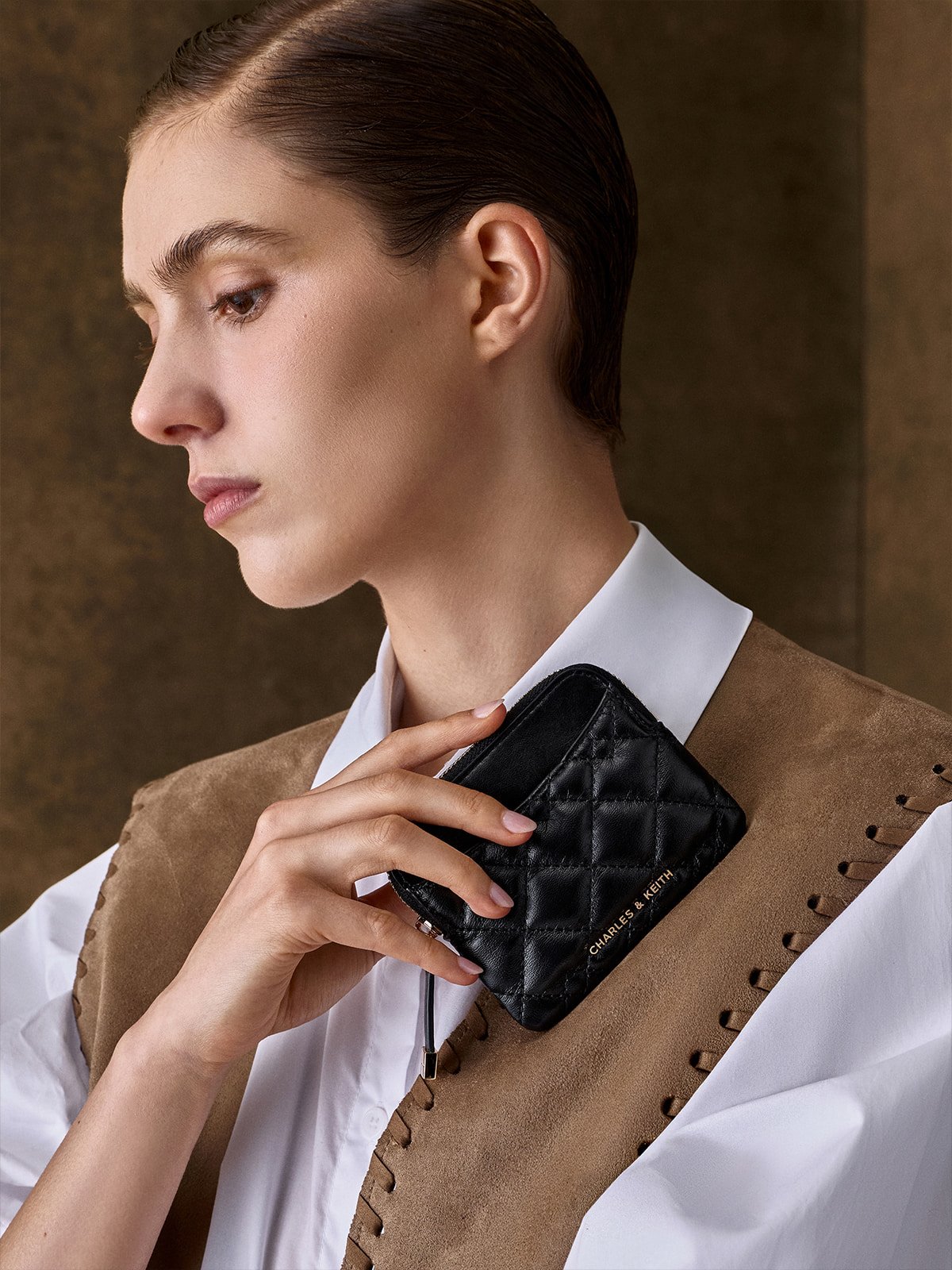 Duo 菱格票卡夾 – CHARLES & KEITH