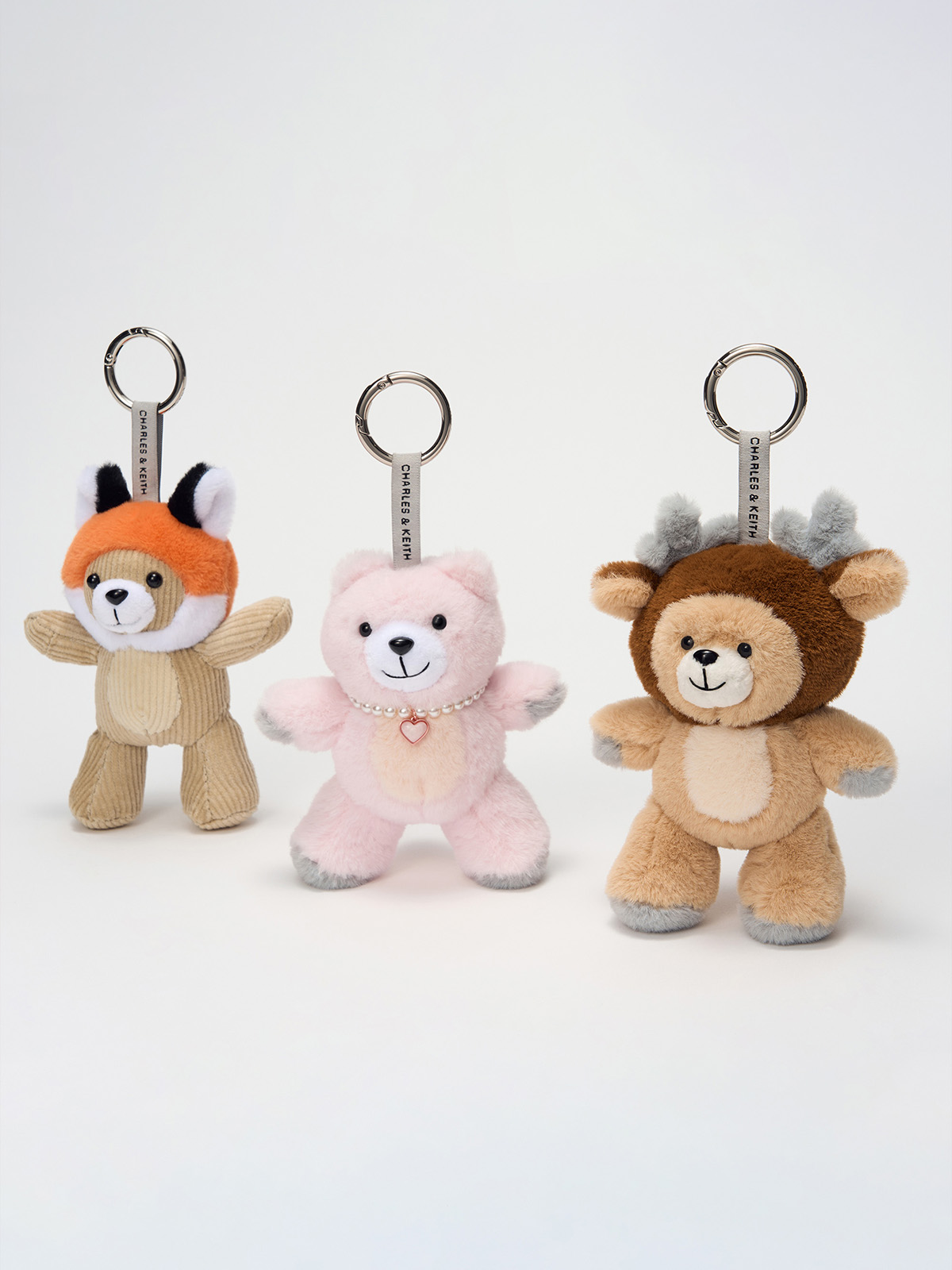 Dodie Deer Bear Charm - CHARLES & KEITH