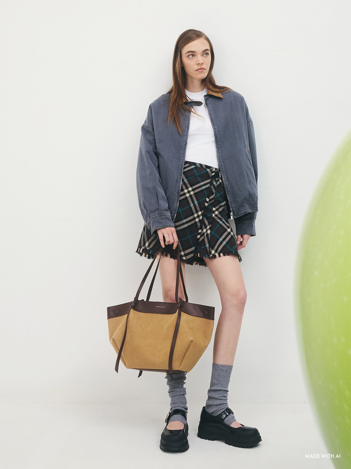 Sahara Sand Calla Tote Bag -  CHARLES & KEITH