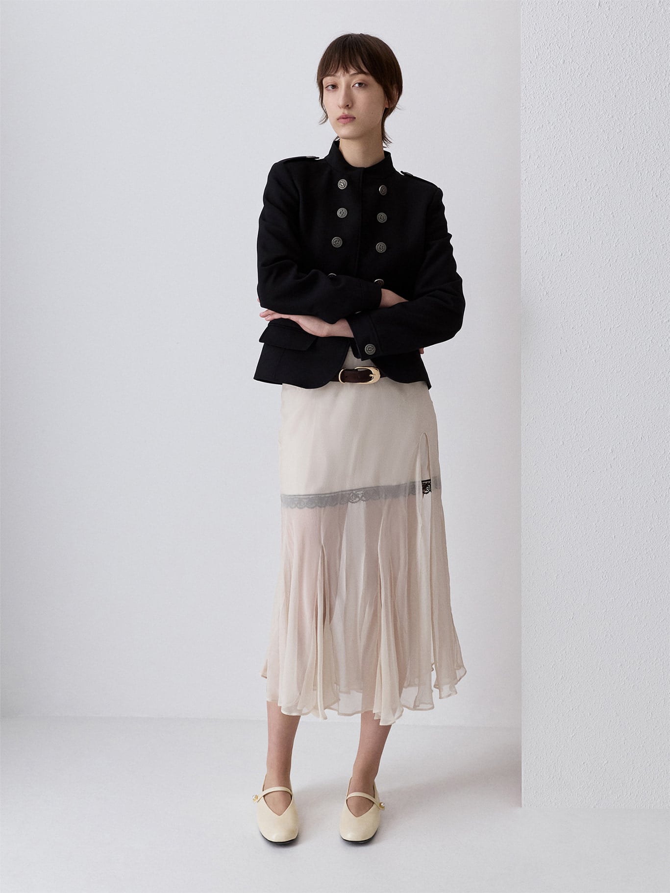 Marie 瑪莉珍鞋 - 奶油色 - CHARLES & KEITH