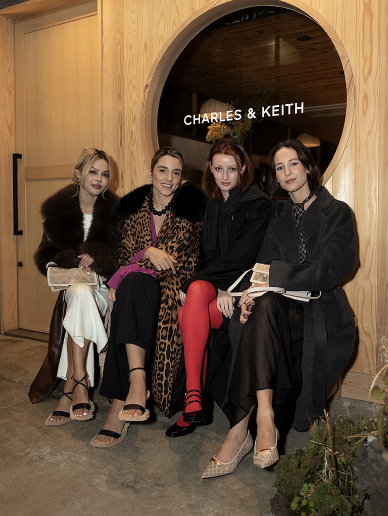 Lily May Mac, Maxine Wylde, Ella O’Keeffe, and Jess Alizzi in CHARLES & KEITH at CENSU TOKYO