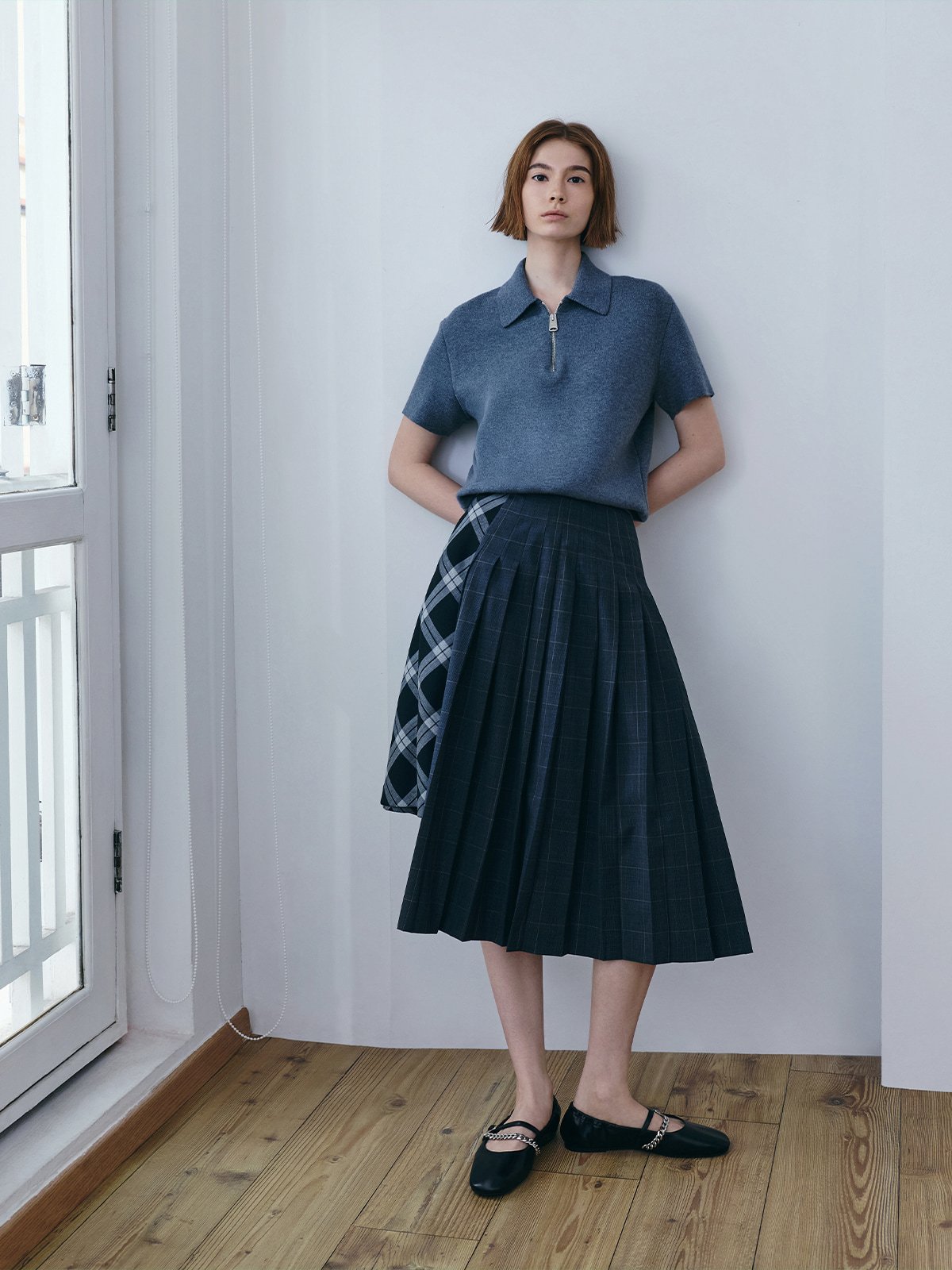 Black Patent Double-Strap Mary Janes - CHARLES & KEITH