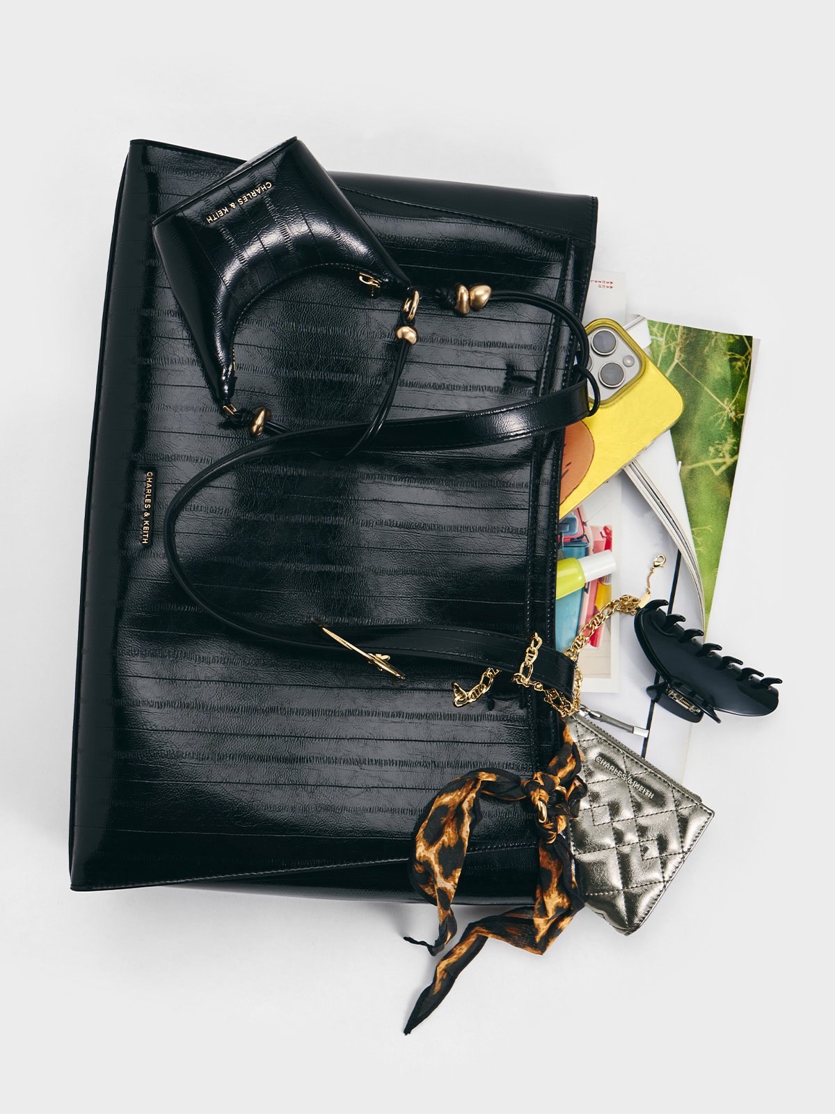 Sahara Sand Calla Tote Bag -  CHARLES & KEITH