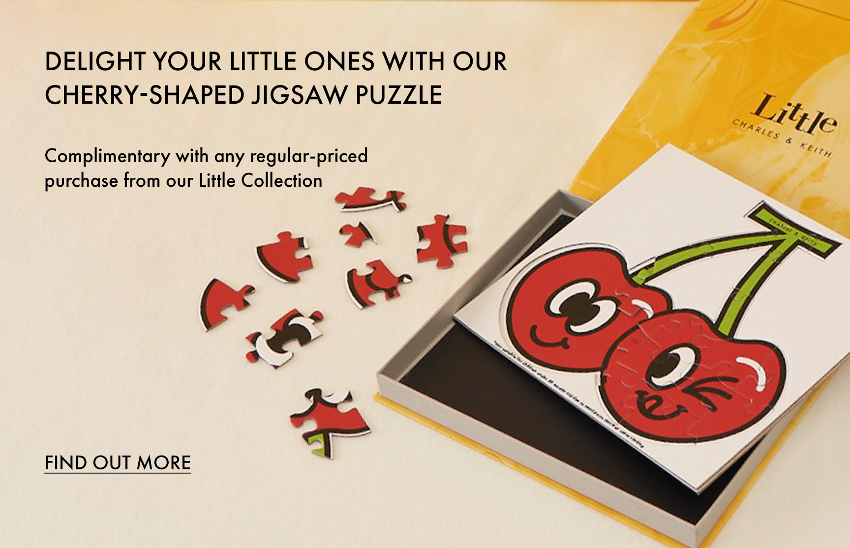 Kids' Cherry Jigsaw Puzzle - CHARLES & KEITH