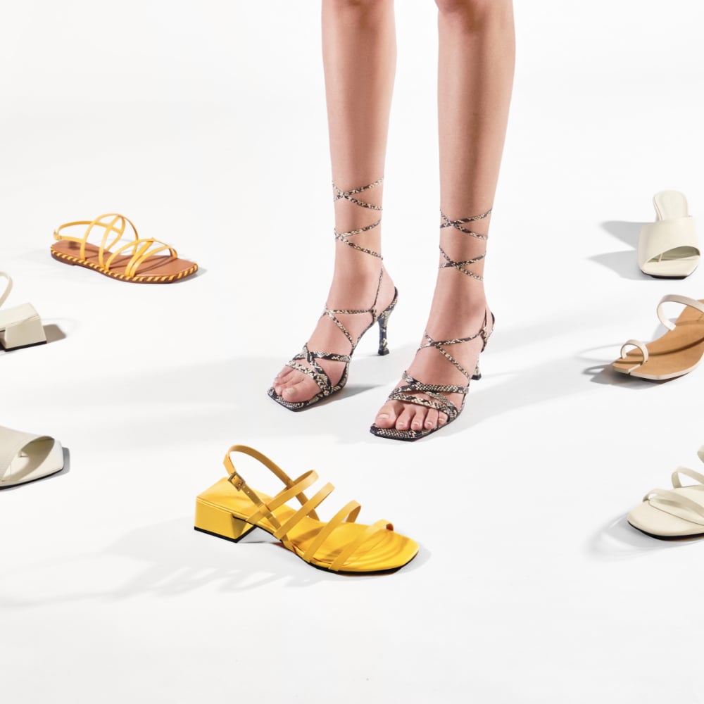 summer toe covered sandals