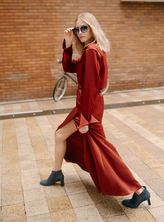 Women’s stitch trim ankle boots and acetate frame wayfarer sunglasses – CHARLES & KEITH