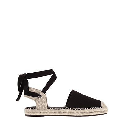 TIE-AROUND ESPADRILLE FLATS