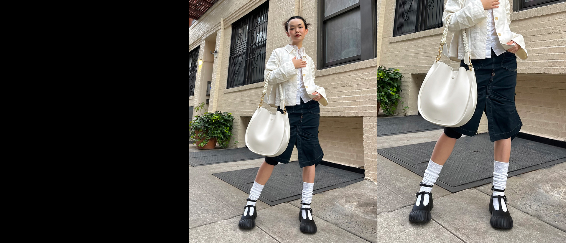 Adrian厚底瑪莉珍鞋、Cleona托特包  - CHARLES & KEITH