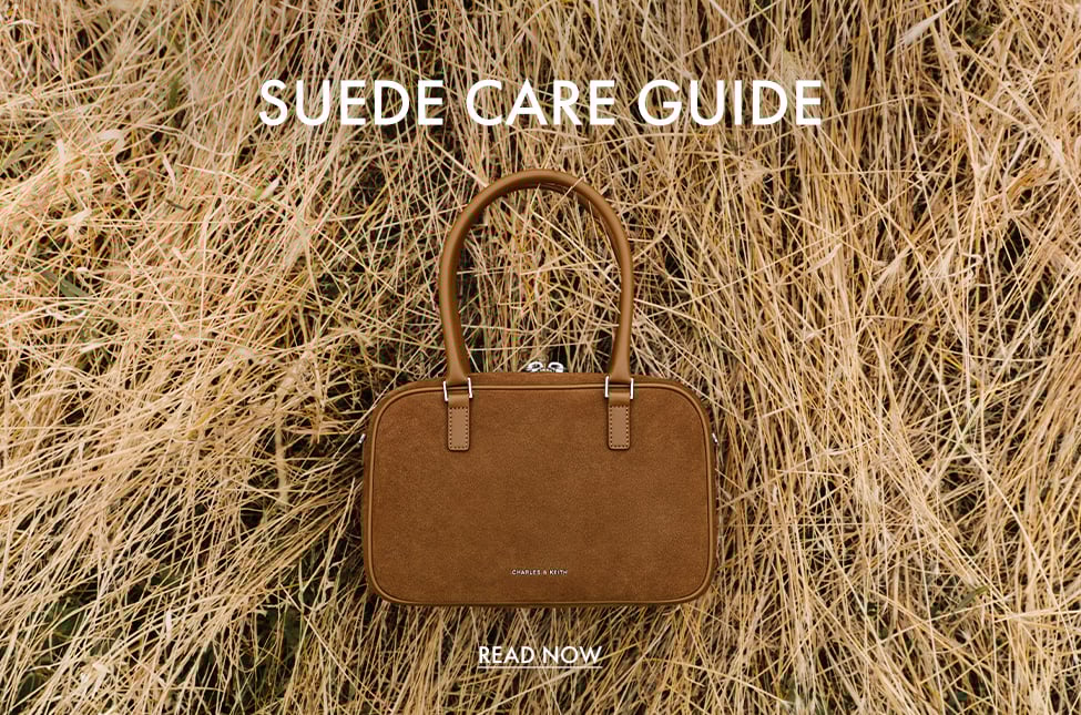 Brown Sianna Recycled Suede Bowling Bag - CHARLES & KEITH