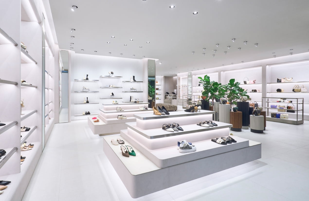 Interior of CHARLES & KEITH’s newly renovated boutique at Tampines Mall, Singapore - CHARLES & KEITH