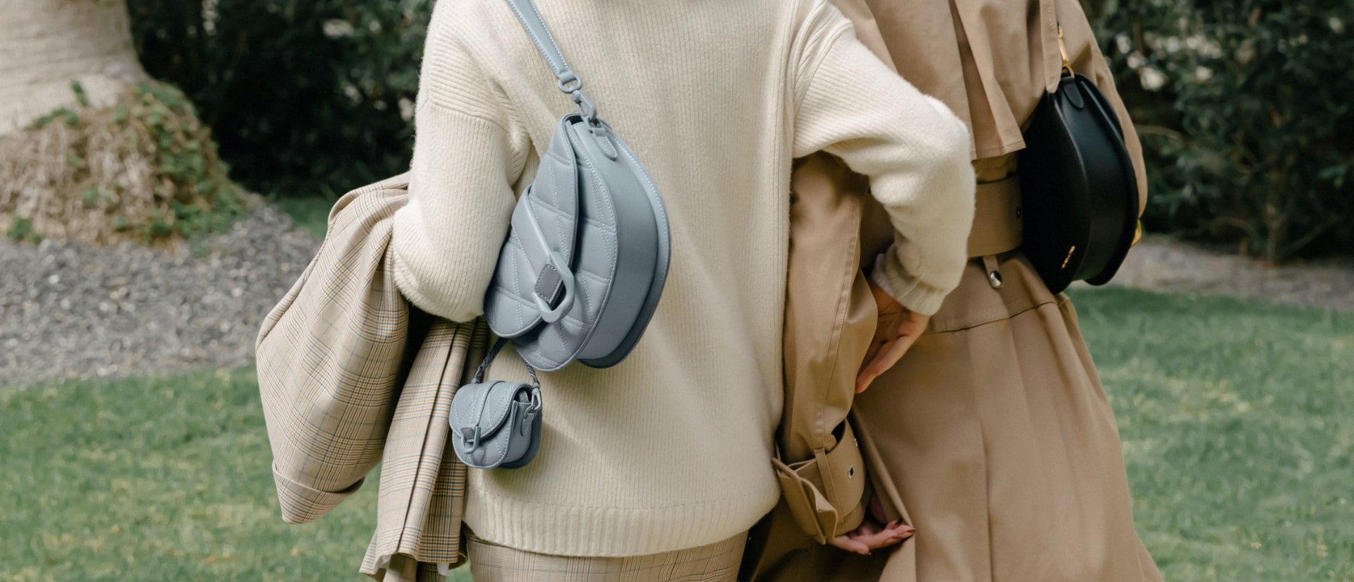 CHARLES & KEITH - Which do you prefer — the Gabine saddle bag in tweed,  violet, or a two-tone design? As featured on W Korea. Discover more:   #ITZYxCharlesKeith #ITZMINE  #CharlesKeithFW22 #CharlesKeithOfficial