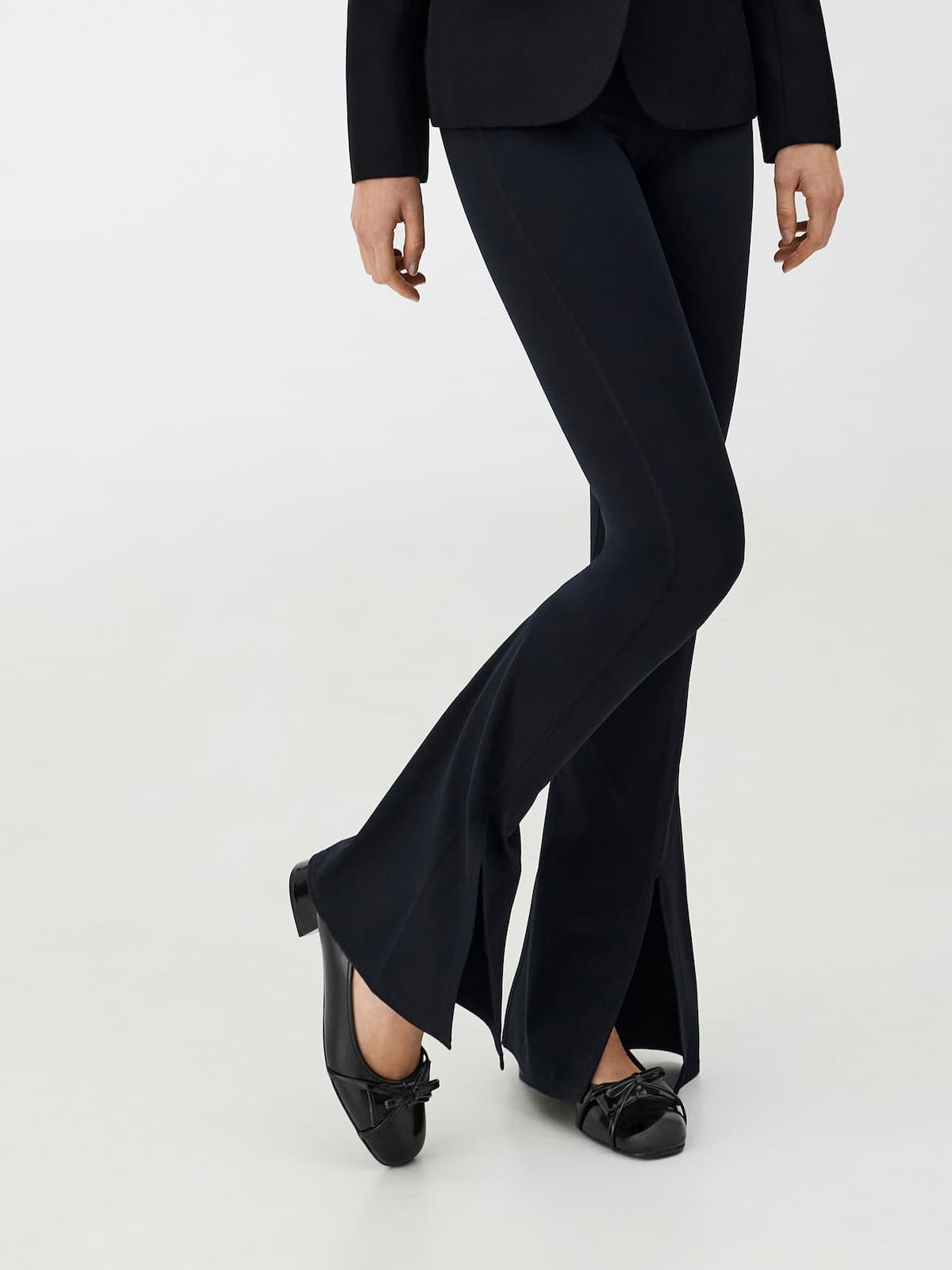 Black Bettina Double-Bow Pumps - CHARLES & KEITH