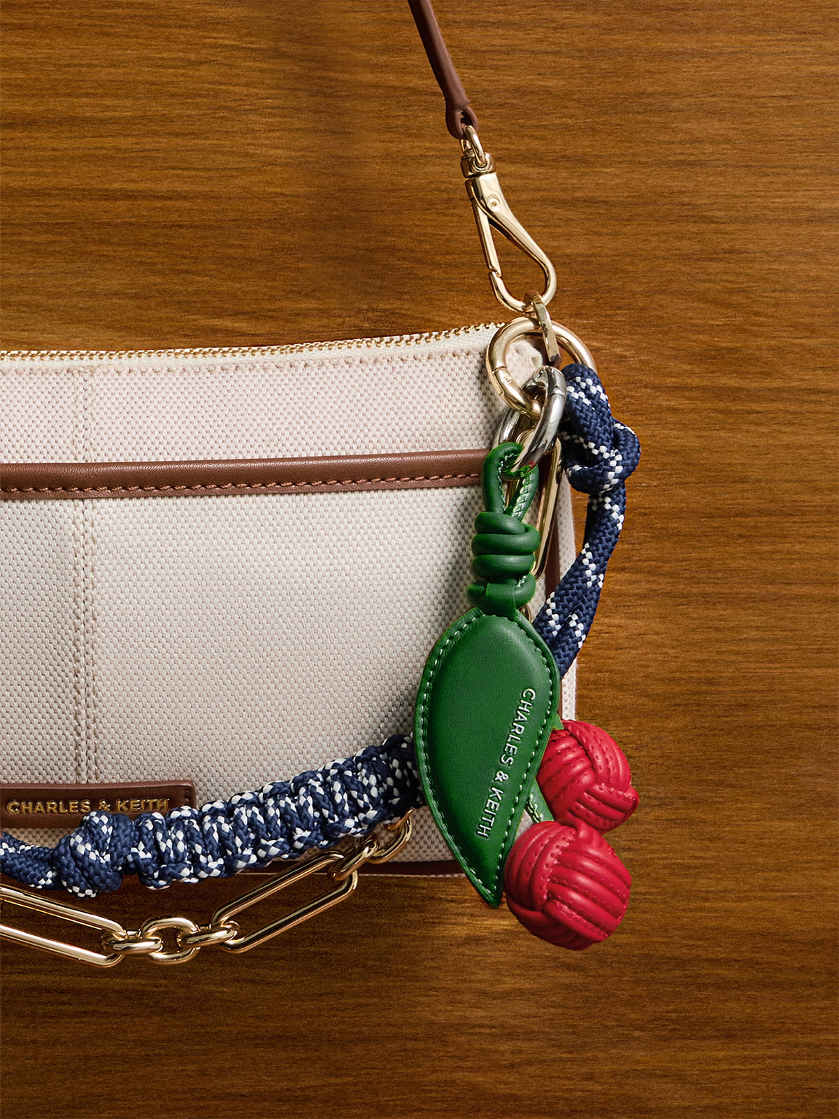 Red Cherry Charm - CHARLES & KEITH