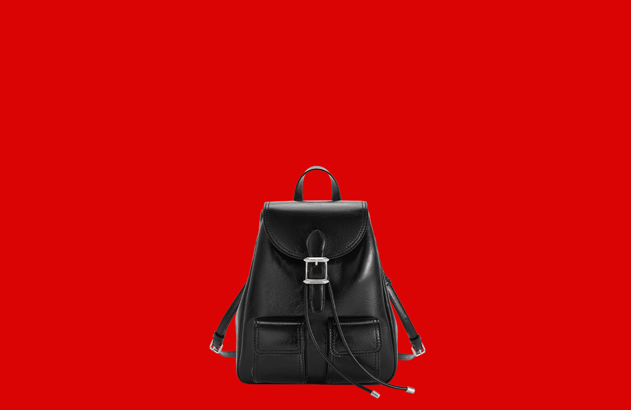 Women's Bryna backpack in noir - CHARLES & KEITH