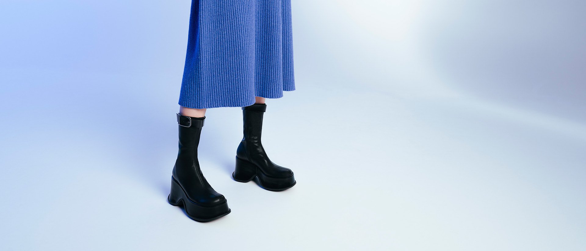 Women’s Carlisle platform boots - CHARLES & KEITH