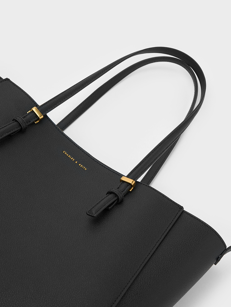 Women’s Sansa tote bag in black – CHARLES & KEITH