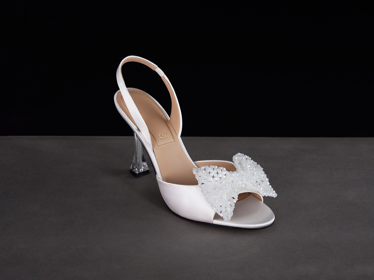 shoes with prom dress White Wedge 56717 Rhinestones White / 5.5 Bright Blue These heels will make sure