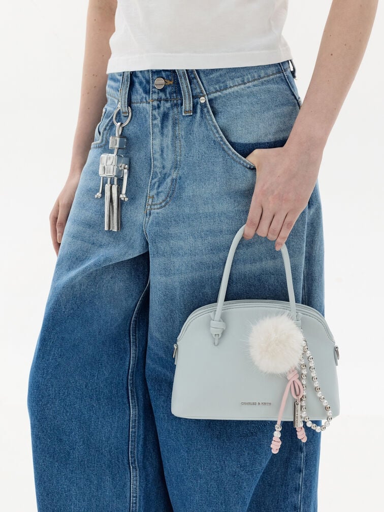 Trendy bag charms are a budget-friendly Christmas gift that also works perfectly as stocking stuffers.