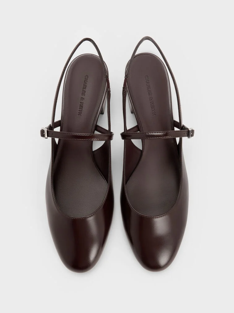 Almond-toe heels strike the perfect balance between pointed and rounded styles and are just as versatile.