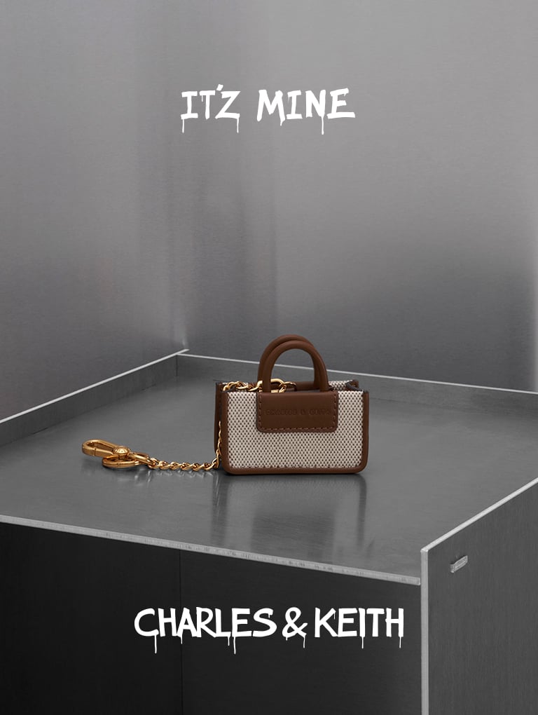 Charles and keith tote cheap